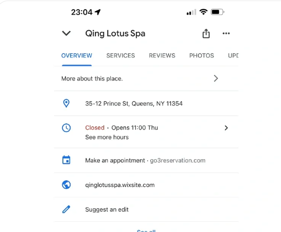 纽约法拉盛按摩体验Qing Lotus Spa(纽约SPA按摩)